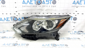 Фара передня ліва Nissan Rogue Sport 17-19 галоген, з кріпленнями, поліз лак