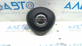 Подушка безопасности airbag в руль водительская Nissan Rogue Sport 17-19 черная, царапины