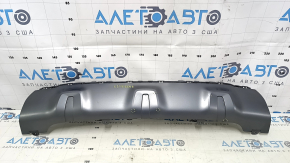 Нижня накладка заднього бампера BMW X3 G01 18-21 сіра, без фаркопа, під хром молдинг, подряпини