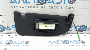 Козырек правый Volvo XC40 19-26 черный, без крючка, с подсветкой