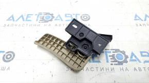 Ручка открытия замка капота VW Passat b7 12-15 USA бежевая, с кронштейном, потерта