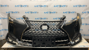 Бампер передний в сборе Lexus RX350 RX450h 20-22 под омыватель, 10 позиций