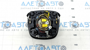 Подушка безопасности airbag в руль водительская Volvo XC40 19-24 черная, ржавый пиропатрон, царапина