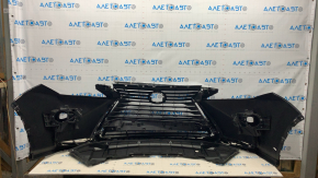 Бампер передний в сборе Lexus RX350 RX450h 16-19 19 позиций