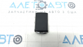 Ключ Volvo XC40 19-26 keyless, 4 кнопки, кожа черная с хром, полез хром, царапины
