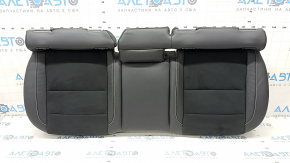 Подушка заднего сидения Volvo XC40 19-26 комбинированная кожа с алькантарой, черная с белой строчкой, контакт с водой