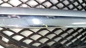 Решетка радиатора в сборе grill Mercedes C-class W205 15-18 с эмблемой без радара и камеры, песок