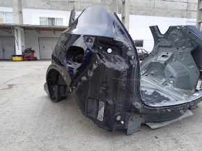Четверть крыло задняя левая Mazda CX-5 17-25 на кузове, синяя, тычки