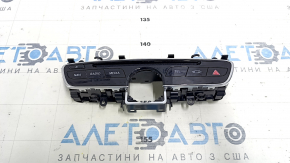 Блок кнопок центральної консолі центральний Mercedes C-class W205 15-18 під годинник, скол