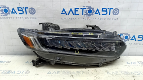 Фара передня права гола Honda Accord 18-22 Touring, hybrid, пісок