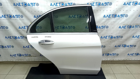Двері в зборі задні права Mercedes C-class W205 15-18 алюміній, білий 149, keyless