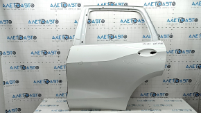 Дверь голая задняя левая BMW X5 G05 19-26 алюминий, белый 300, вмятина, скол