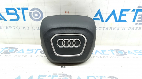 Подушка безопасности airbag в руль водительская Audi Q5 80A 18-21 серая, тип 1