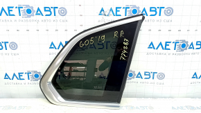 Квапка глухе скло задня права BMW X5 G05 19-26 з хром молдингом, подряпини