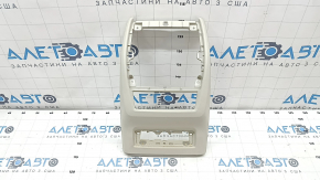 Накладка центральної консолі задня BMW X5 G05 19-22 Elfenbein-Weiss