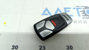 Ключ Audi Q5 80A 18-24 keyless, 4 кнопки, тип 2, царапины, тычки, потерт, сломано крепление