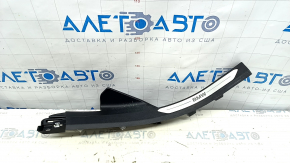 Накладка порога ззаду права BMW X5 G05 19-26 чорна з хром вставкою BMW, з підсвічуванням, окислена