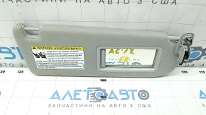 Козирок правий Audi A6 C7 12-16 сірий, без гачка