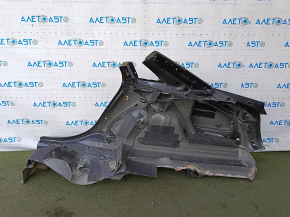 Четверть крыло задняя правая Audi A4 B9 17-24 отпилена, графит, не заводское отверстие, тычки