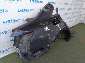 Четверть крыло задняя правая Audi A4 B9 17-24 отпилена, графит, не заводское отверстие, тычки
