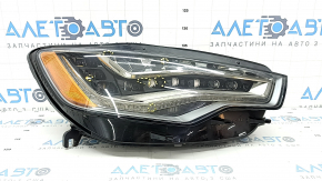 Фара передня права у зборі Audi A6 C7 12-15 дорест LED, з блоками, пісок