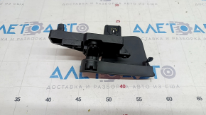 Ручка открывания капота салонная Audi Q5 80A 18-25 серая, с кронштейном, сломаны крепления