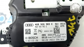 Маркировка проекта и детали на щитке Audi A6 для оригинальной замены