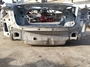 Задняя панель Audi A6 C7 12-18 2 части, на кузове, белая