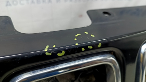 Решетка радиатора grill Jeep Compass 17-21 в сборе 3 части, песок, царапины