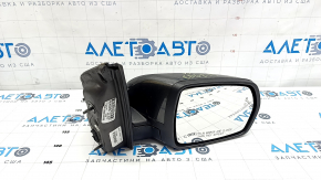 Зеркало боковое правое в сборе Ford Edge 19-24 12 пинов, поворотник, подсветка, подогрев, BSM, графит