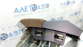 Накладка передней панели передняя Tesla Model Y 20-22 под дерево, разбухла