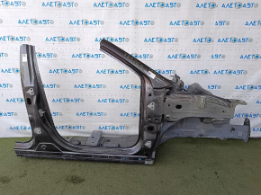 Чверть передня права Jeep Compass 17-22 2.4 відпиляна, графіт, з центральною стійкою