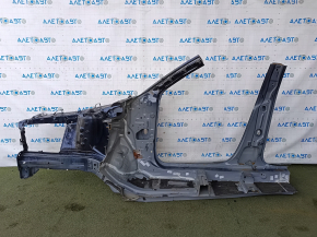 Четверть передняя правая Mazda CX-5 17-24 отпилена, синяя, с центральной стойкой