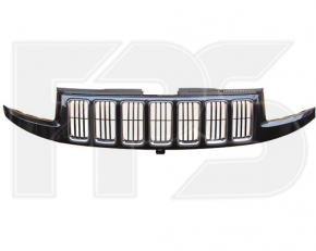Решетка радиатора grill Jeep Grand Cherokee WK2 14-16 полоски