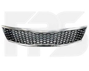 Решетка радиатора grill Kia Optima 16-18 мелкие соты