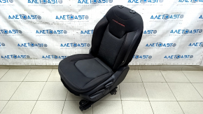 Водительское сидение Jeep Renegade 15-17 без airbag, механическое, подогрев, ткань, черное, Trailhawk, без подголовника, под чистку