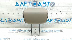 Подголовник 2 ряда центральный Ford Escape MK4 20-22 кожа, бежевый с черным