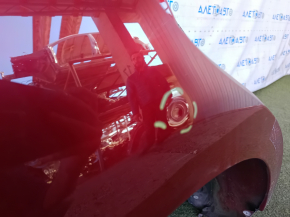 Четверть крыло задняя правая Lexus ES300h ES350 13-18 отпилена, красная, крашенная, тычки