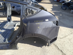 Чверть крило задня ліва Tesla Model Y 20-25 на кузові, литий лонжерон, залізна фільонка, графіт