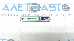 Емблема напис ECOBOOST 4wd двері багажника Ford Escape MK3 13-19