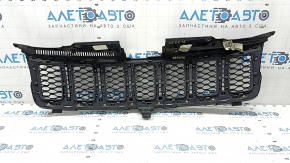 Решетка радиатора grill Jeep Grand Cherokee WK2 17-21 в сборе соты хром, обрамление черный глянец