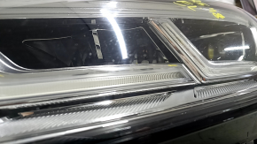 Фара передняя левая в сборе Audi Q5 80A 18-20 LED, песок, царапины, тычки