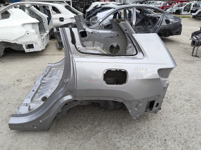 Четверть крыло задняя левая Jeep Grand Cherokee WK2 11-22 на кузове, серебро, тычки, крашенная 0.3-0.4
