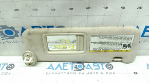 Козырек правый Lexus ES300h ES350 13-15 бежевый, без крючка, под чистку