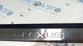Накладка порога передняя левая внешняя Lexus ES300h ES350 13-18 хром, царапины