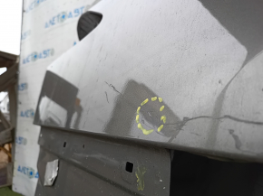 Четверть крыло задняя правая Tesla Model S 12-20 отпилена, филенка алюминий, коричневая, с центральной стойкой , тычка