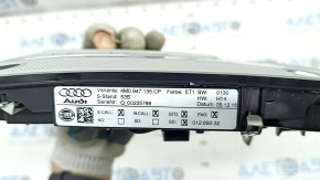 Плафон освещения передний в сборе Audi Q7 16-18 под панораму, серый