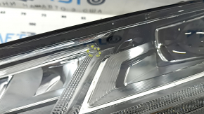 Фара передняя левая в сборе Audi Q7 16-19 LED, потрескан лак