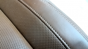 Пассажирское сидение Audi Q7 16-19 c airbag, кожа коричневая, подогрев, вентиляция, массаж, электро, под чистку, царапины, примято
