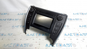 Дисплей радіо дисковод програвач Toyota Camry v55 15-17 usa подряпина